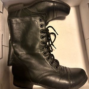Steven Madden combat boots